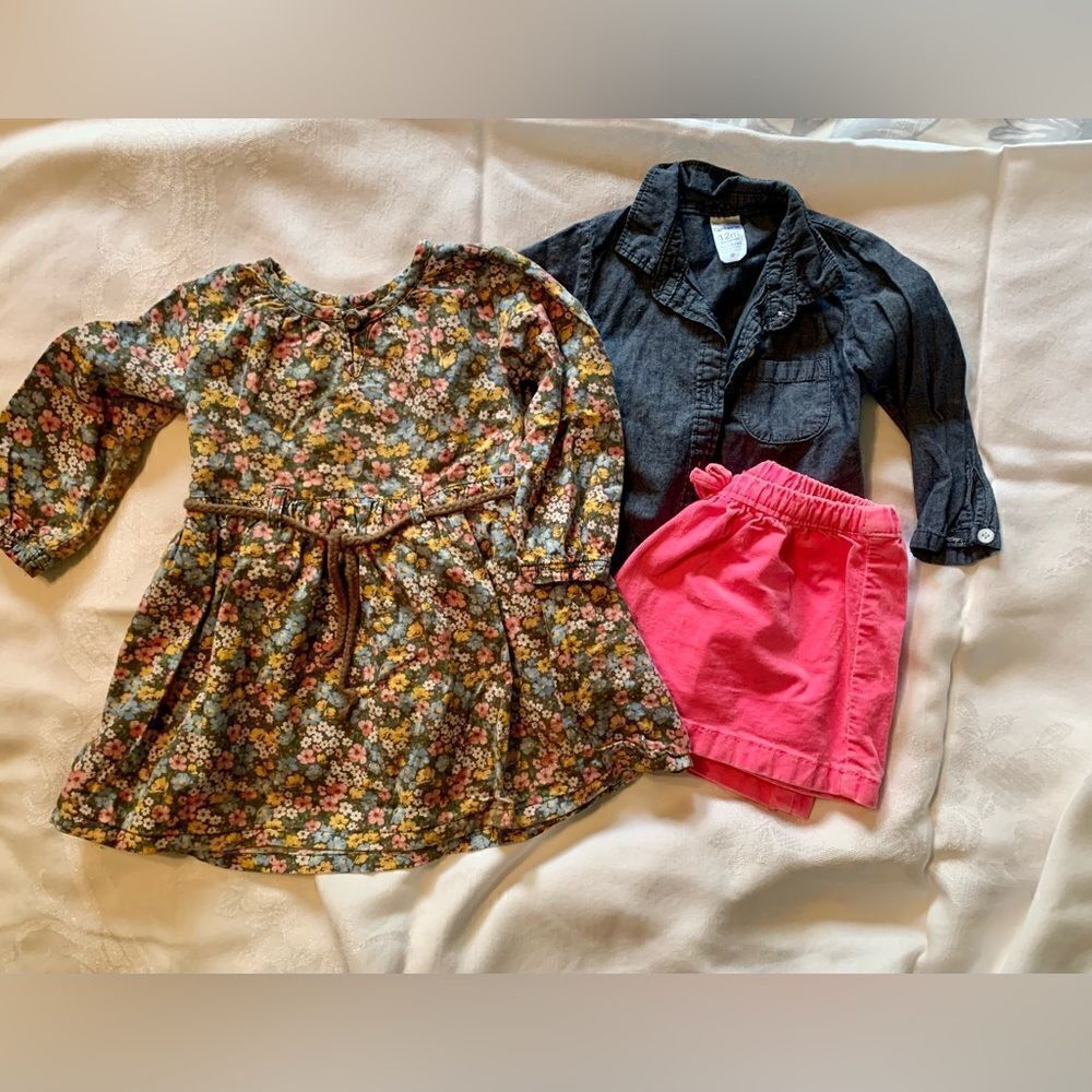 Bundle of 3 Carter’s 12 month items